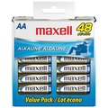 Maxell AA Alkaline Battery, 48 PK 723443 - LR648B